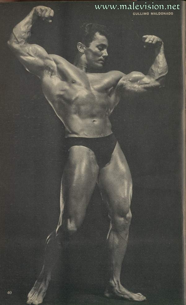 Male vintage bodybuilding