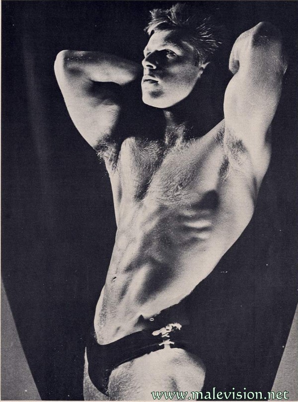 scandinavian bodybuilder vintage photo