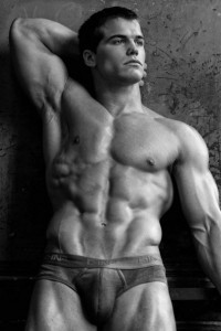 american muscle male model