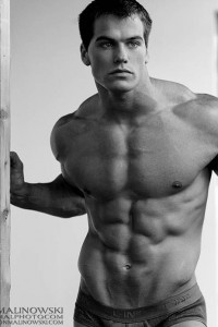 muscle male model Jed