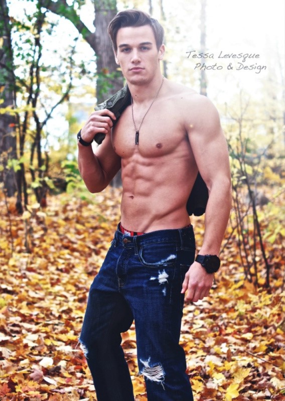 muscle male model