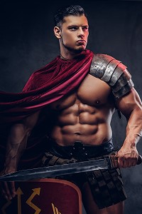 gladiator warrior gay art